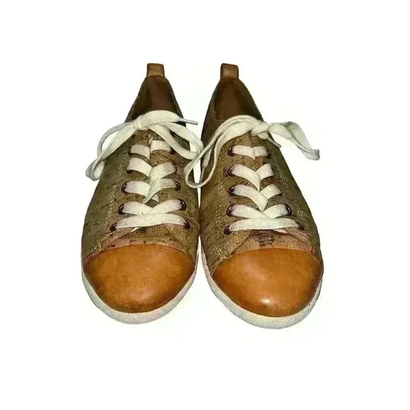 Kork-Ease Minimalist Stylish Women's Silvia Sneaker - Cork Leather, Size 8 - Picture 2 of 9